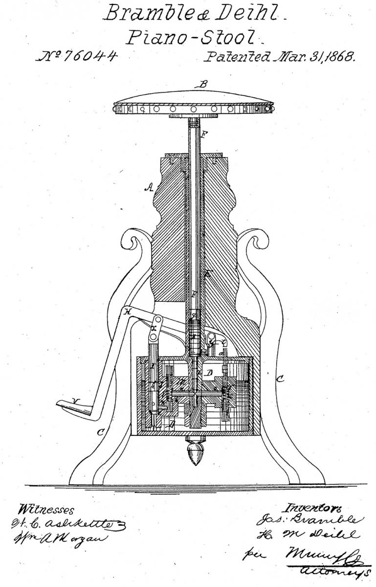 Patent model drawing