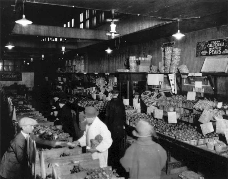 Interior of Borton’s Store on 52nd and Market Street in Philadelphia, Pennsylvania in 1923