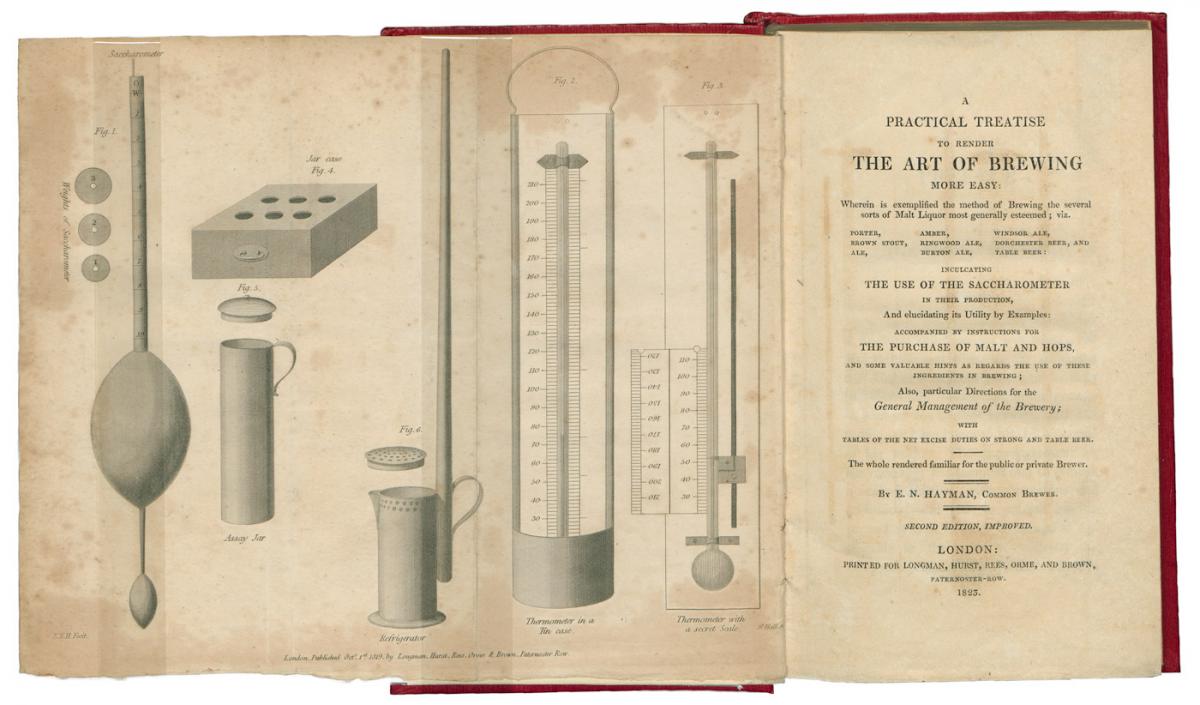 Illustrations of early brewing instruments