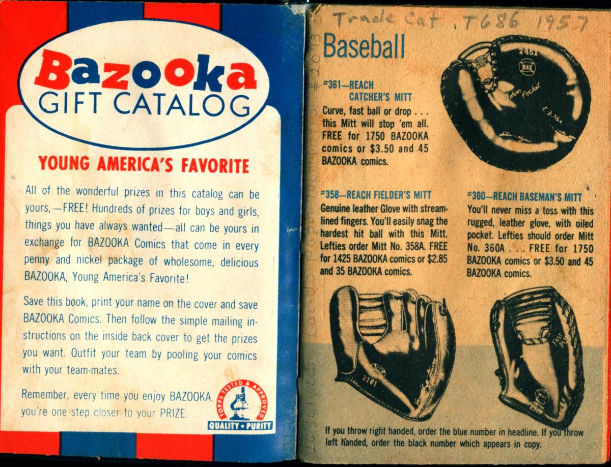 Bazooka free gift book