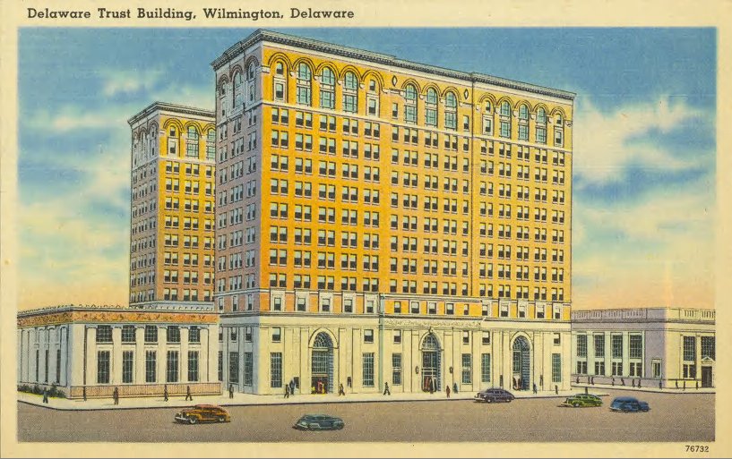 Postcard of Delaware Trust Building