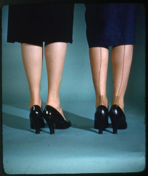 1960s women nylon feet