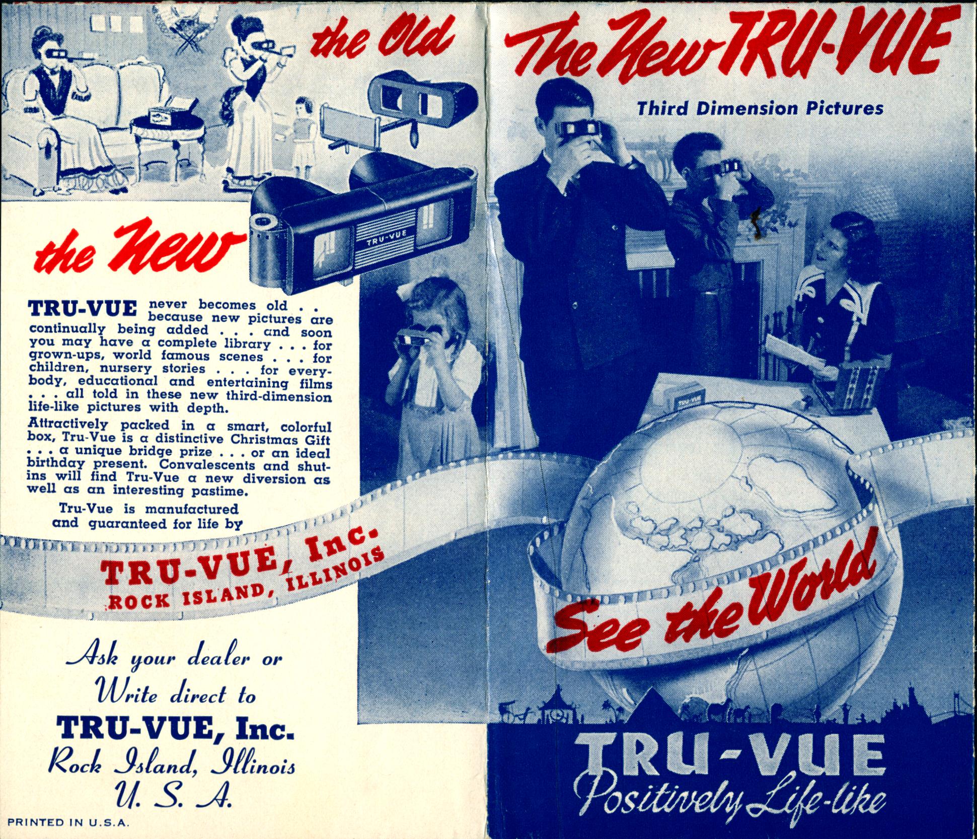 SNOW WHITE - Tru-Vue Stereo Film Card - Vintage –